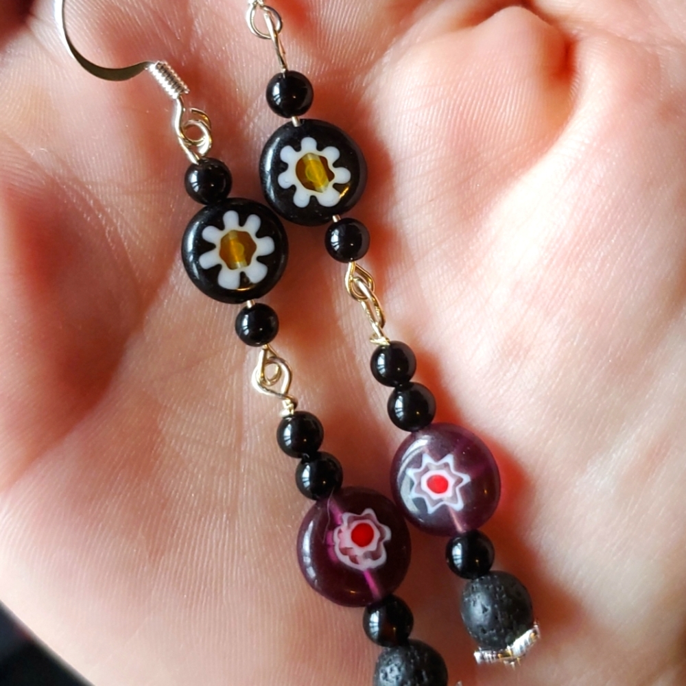 Boho style earrings